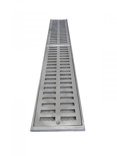 Ralo Linear 15x100 Alumínio P/ Passagem de veiculos