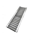 Ralo Linear Inox 15x50 Polido Grelha Caixilho c/ Tela